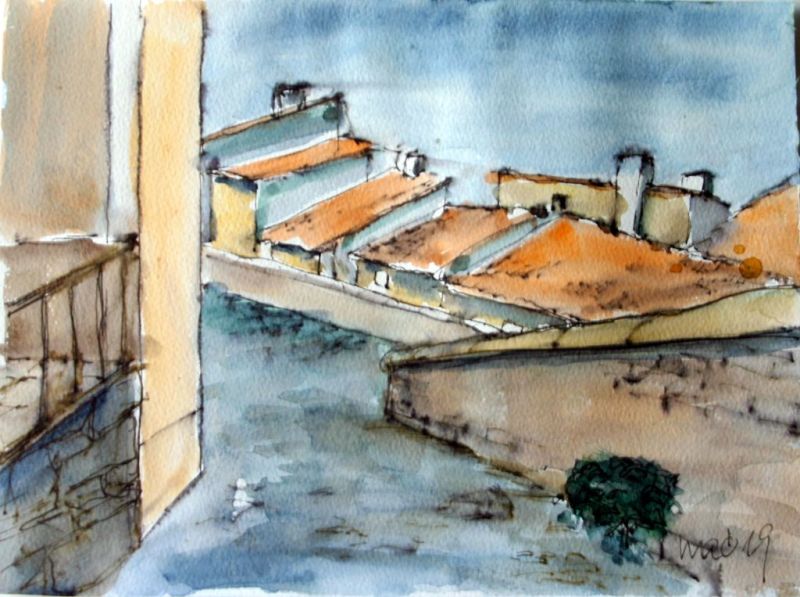 Dachlandschaft in Bonnieux