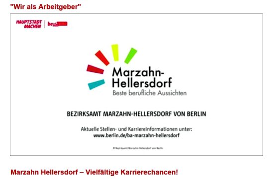 Screenshot des Arbeitgeberfilms BA Marzahn-Hellersdorf