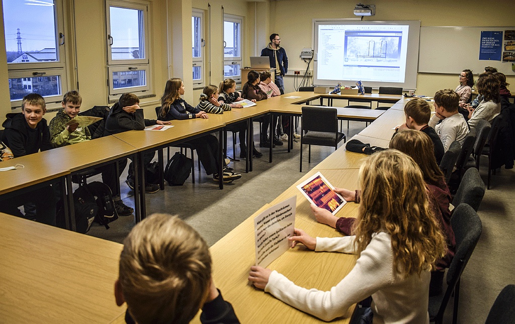 Besuch beim Energiemanager des Bezirksamts