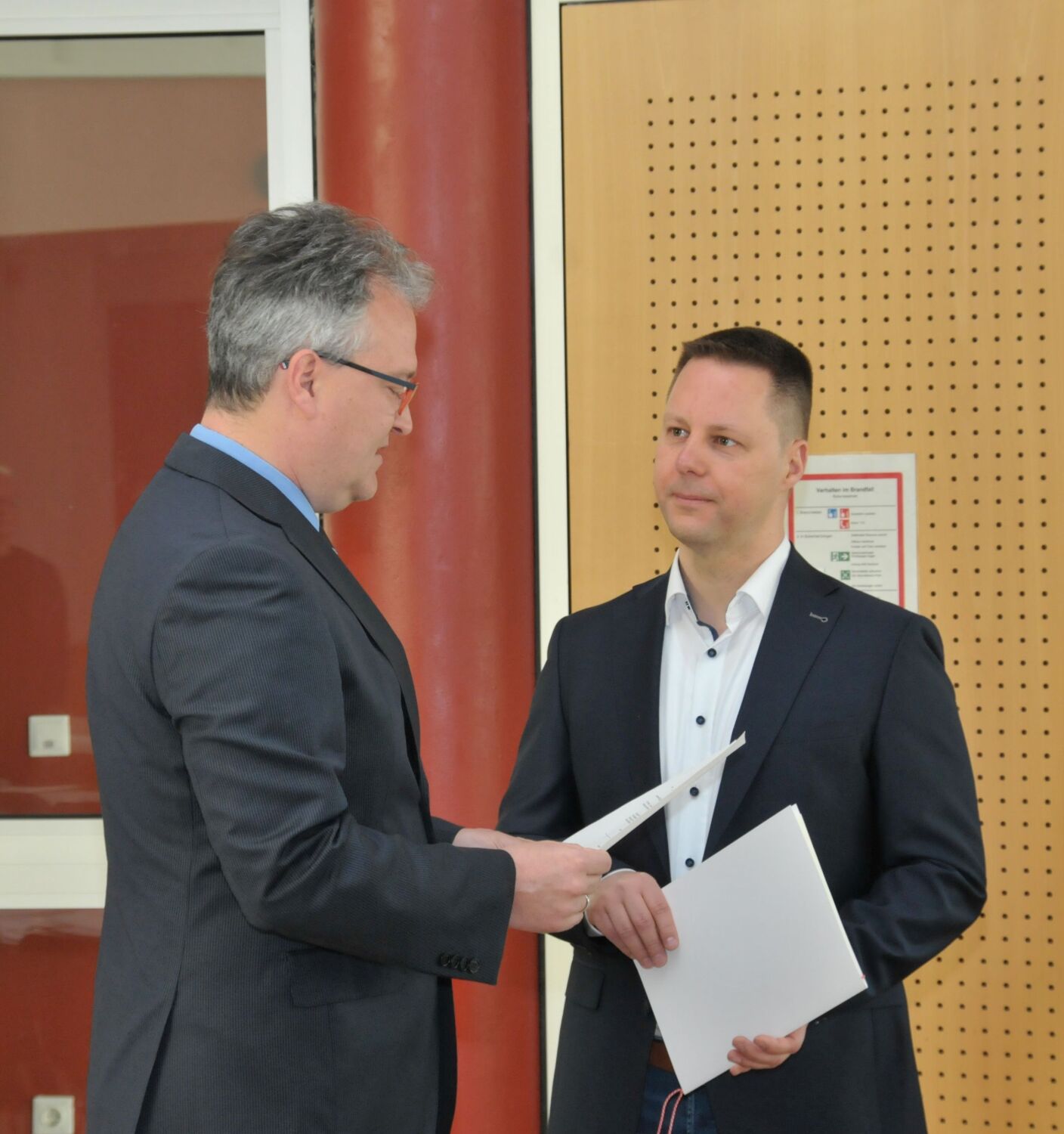 BVV-Vorsteher Stefan Suck ernennt Stefan Bley zum Bezirksstadtrat