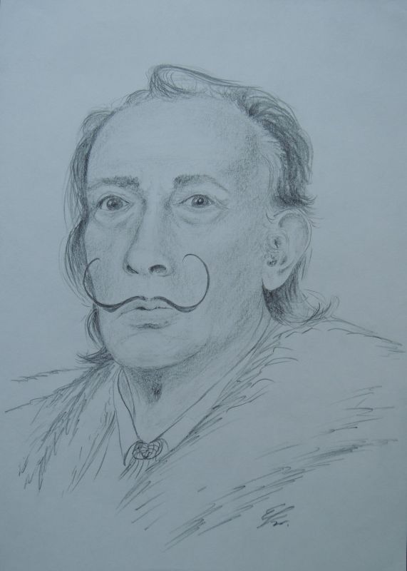Portrait Salvador Dali