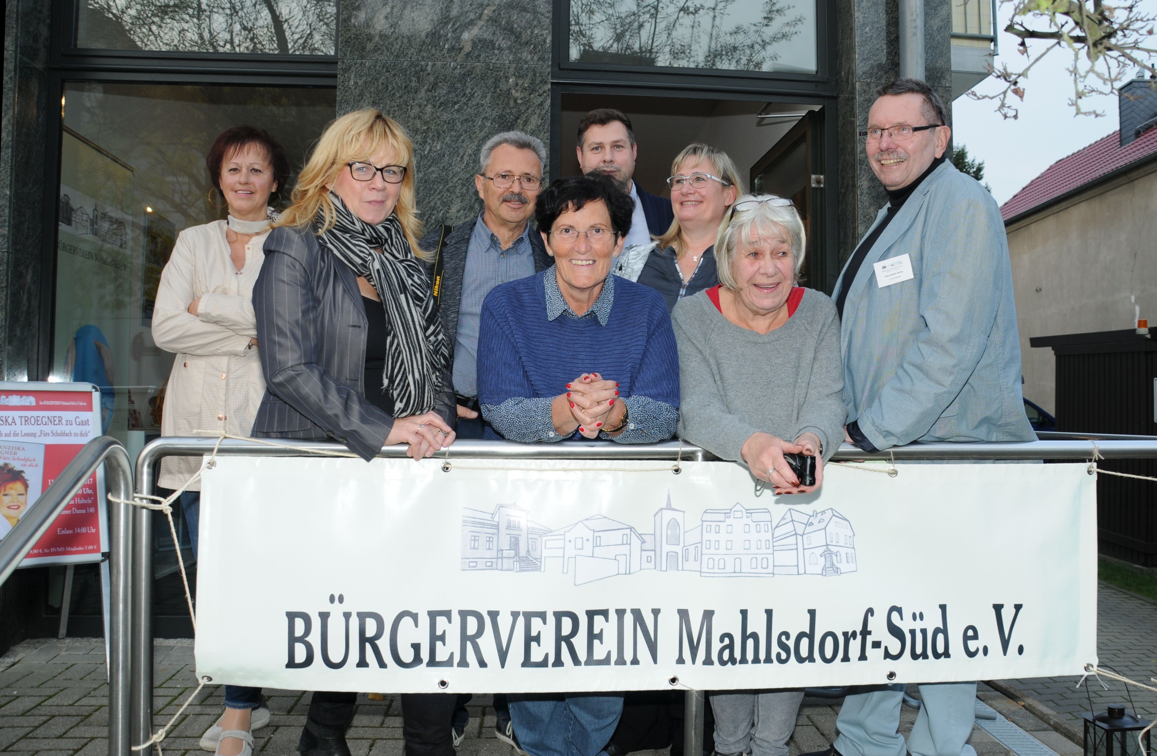 Eröffnung des "Bürgerstübchens" des Bürgervereins Mahlsdorf-Süd - Gäste