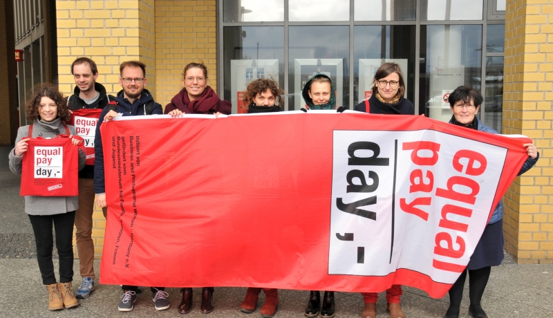 Equal-Pay-Day 2019 - Die Fahne
