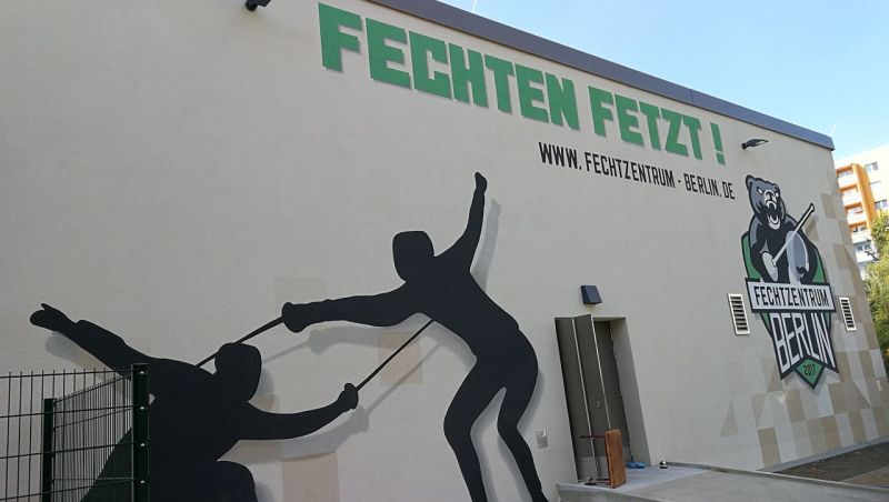Fechtsportzentrum - Fassadengestaltung