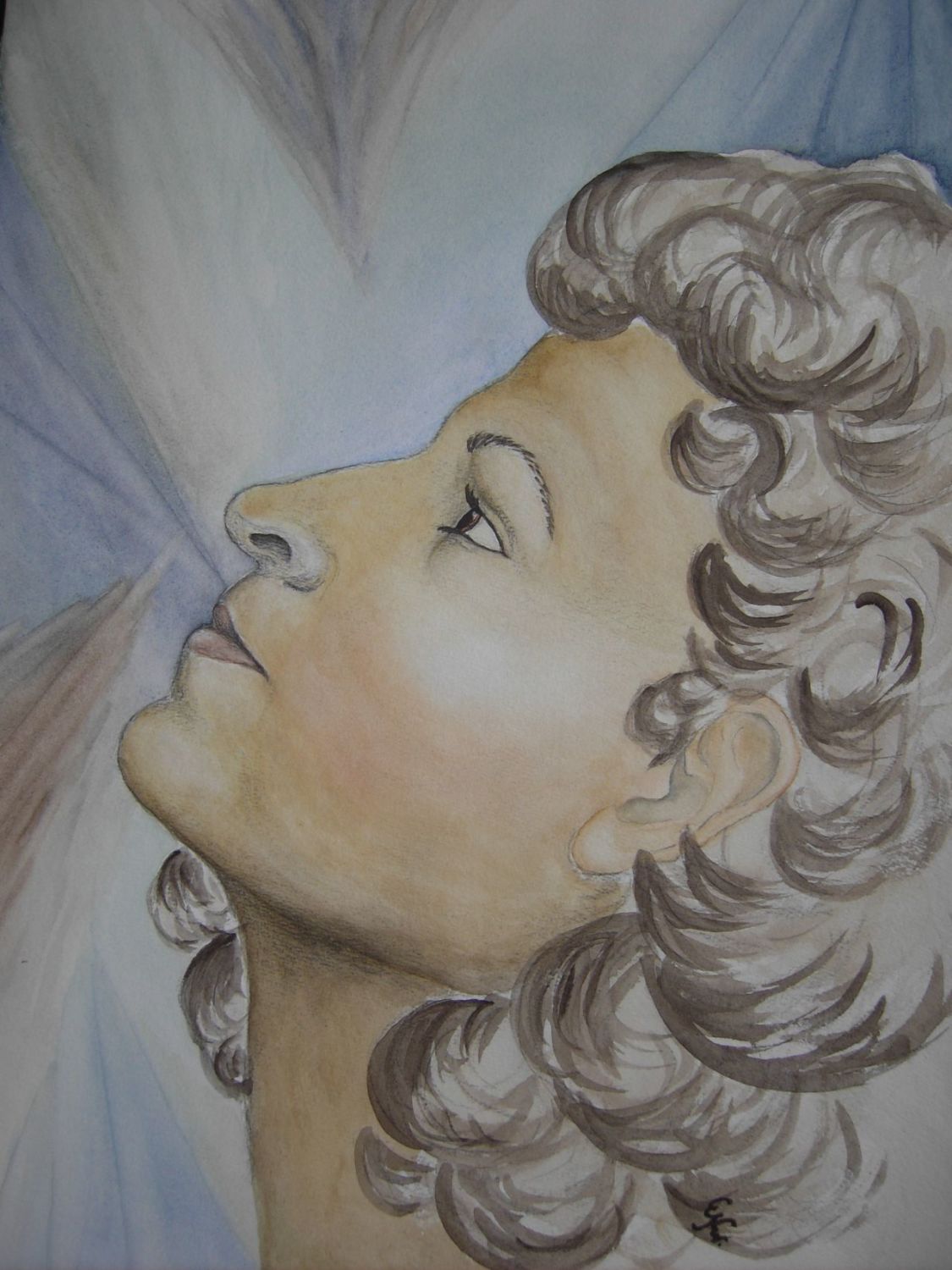 Gala - Zeichnung von Elke Krause