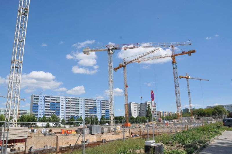 Grundsteinlegung Quartier Stadtgut Hellersdorf - Baustelle 2