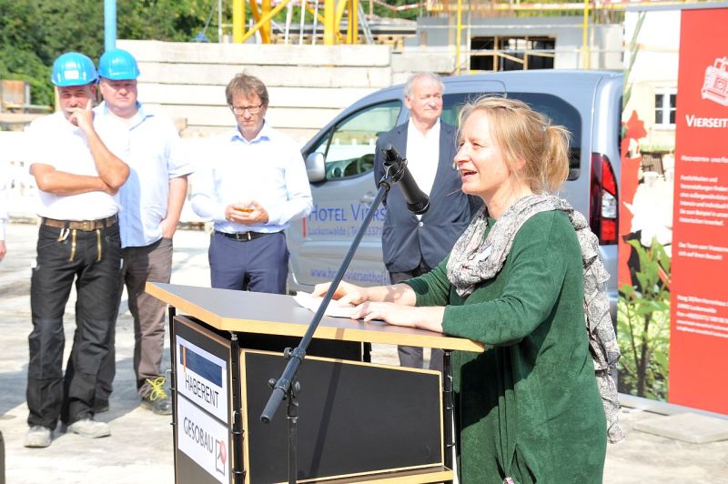 Grundsteinlegung Stollberger Straße 57 bis 59 - Ansprache Femke Hägen, Architektin