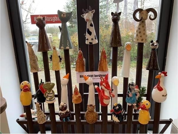 Im Keramikatelier 'Schamottchen' im Kulturgut Marzahn