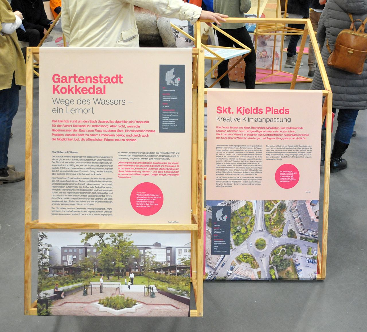 Ausstellung "Lebenswerte Stadt - 28x Stadtentwicklung in Dänemark" - Ausstellungsplakate