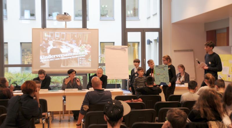 Kinderversammlung 2018 im Rathaus Marzahn-Hellersdorf quer