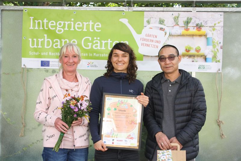 Preisverleihung Schulgartenwettbewerb der Grünen Liga 2019 - Caspar-David-Friedrich-Schule