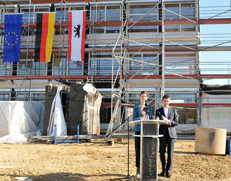 Richtfest der ISS Mahlsdorf - Die Architekten