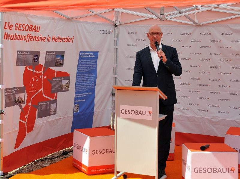 Richtfest GESOBAU Lion-Feuchtwanger-Straße - Ansprache Jörg Franzen, Vorstandsvorsitzender der GESOBAU AG