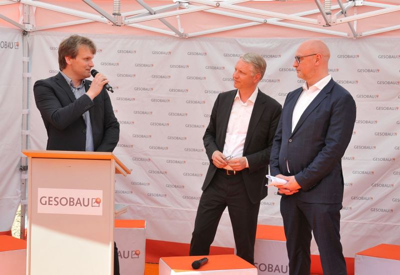 Richtfest GESOBAU Lion-Feuchtwanger-Straße - Ansprache Sascha Richter, Leiter Amt für Stadtentwicklung