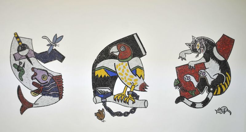 Übergabe Turnhalle Wolfgang-Amadeus-Mozart-Schule - Mosaik