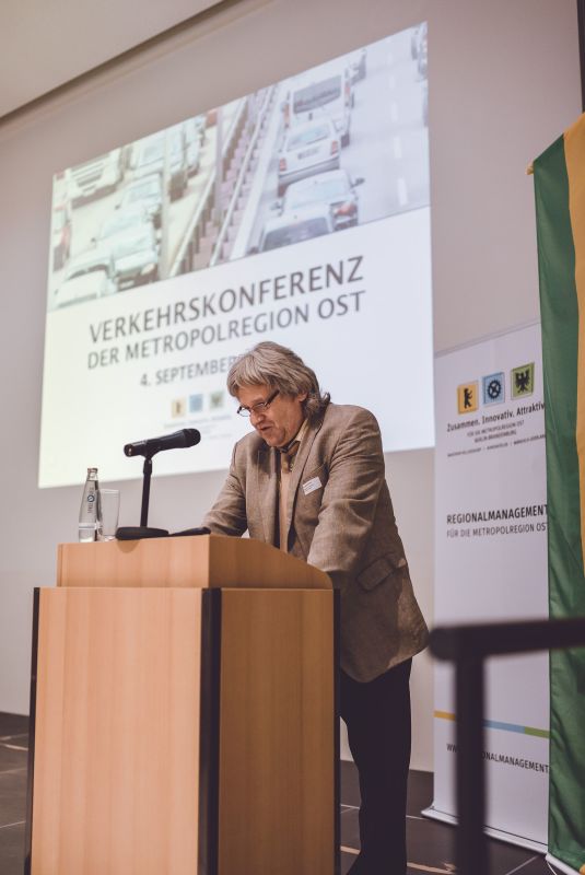 Verkehrskonferenz der Metropolregion Ost - Beigeordneter und Wirtschaftsamtsleiter von Märkisch-Oderland Rainer Schinkel