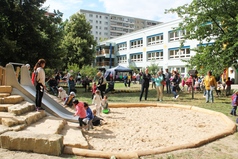 Einweihung nach Neugestaltung, Juni 2018