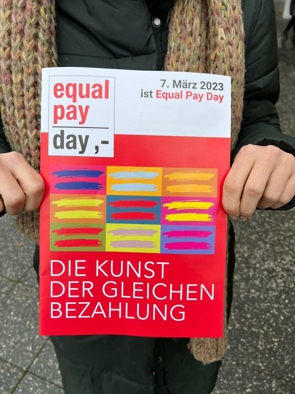Broschüre zum Equal Pay Day 