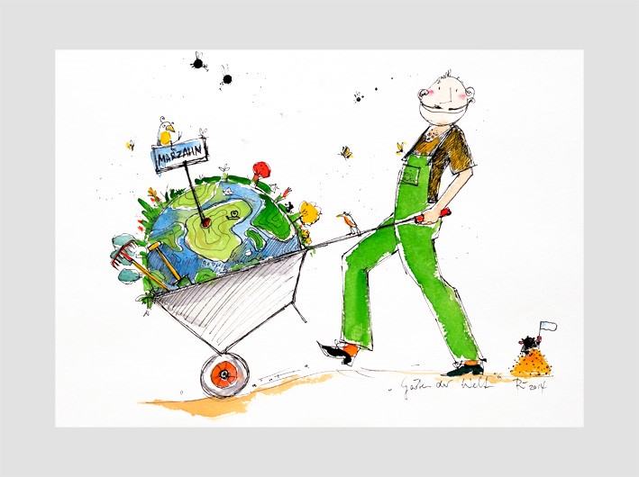 Antje Püpke "Gärtner der Welt"