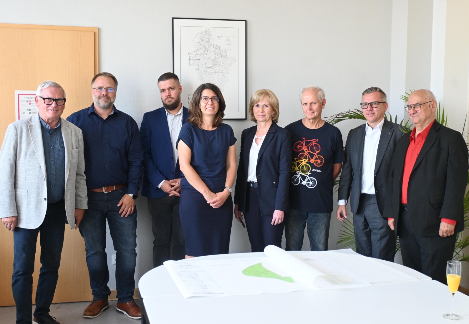Feierstunde anlässlich der Festsetzung des Bebauungsplans