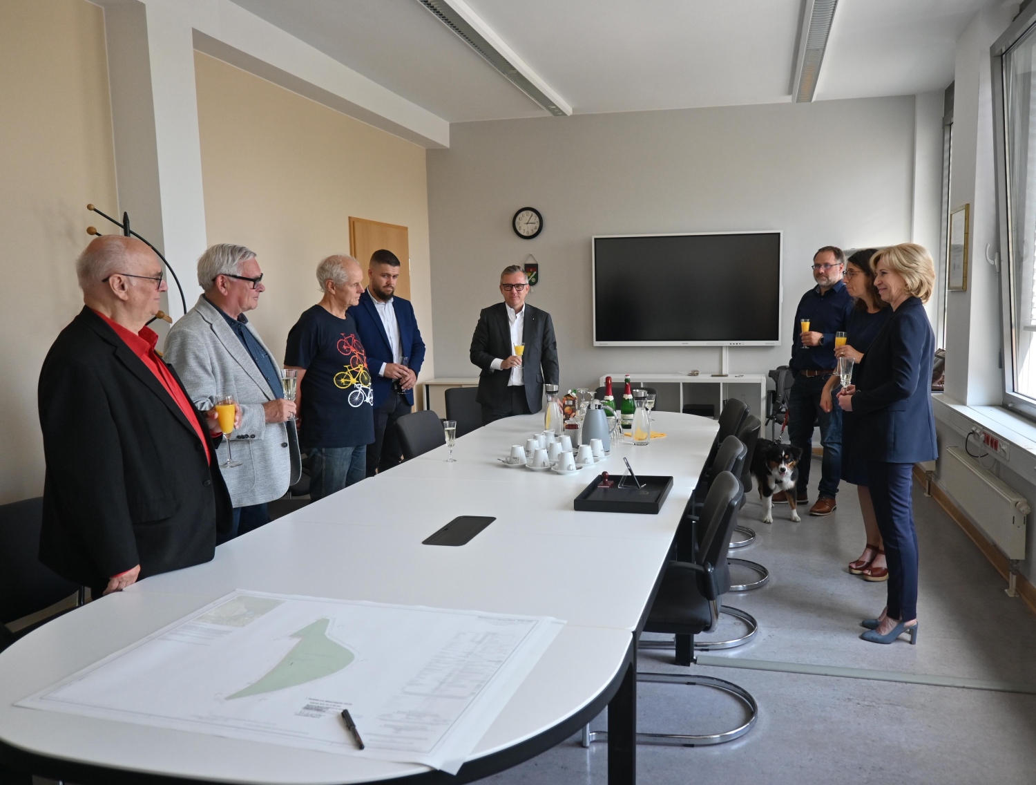 Feierstunde anlässlich der Festsetzung des Bebauungsplans
