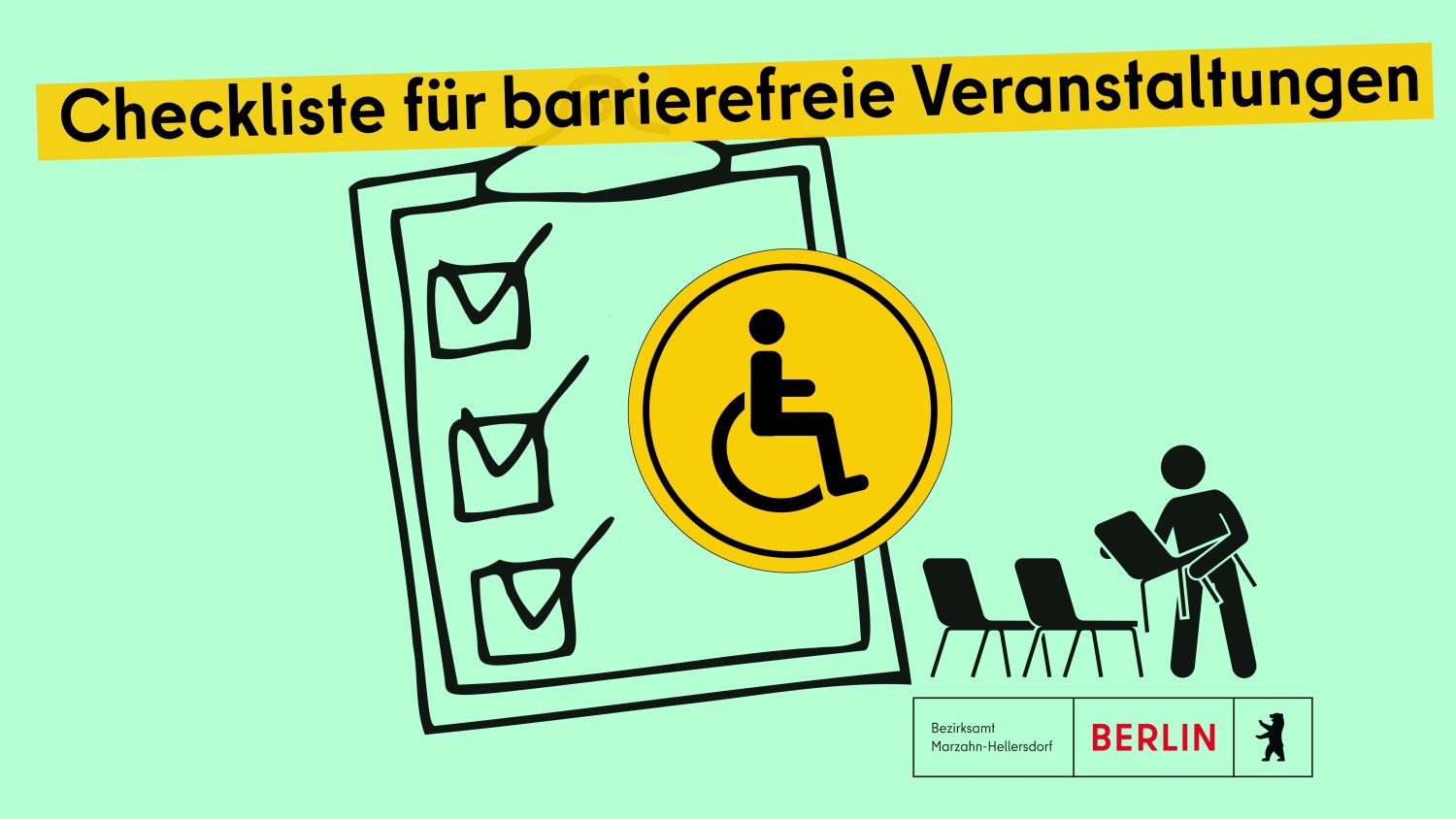 Checkliste für barrierefreie Veranstaltungen