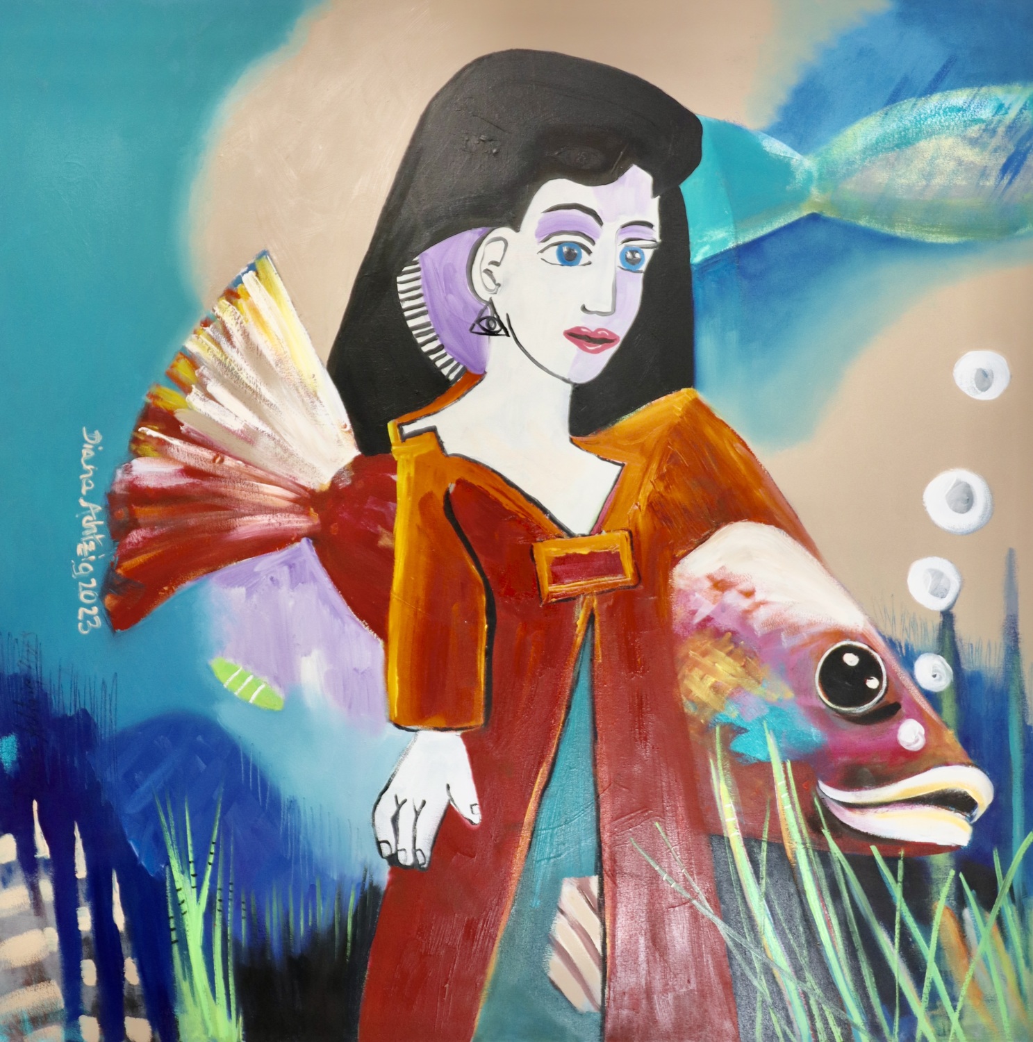 Diana Achtzig: Roter Glücksfisch