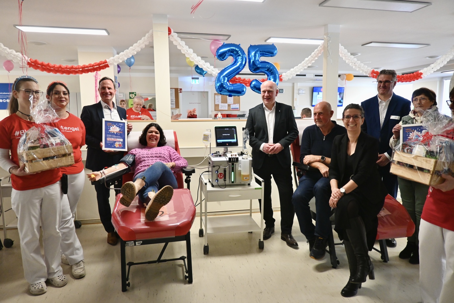 25. Jubiläum im HAEMA Blut- und Plasma-Spendenzentrum Hellersdorf