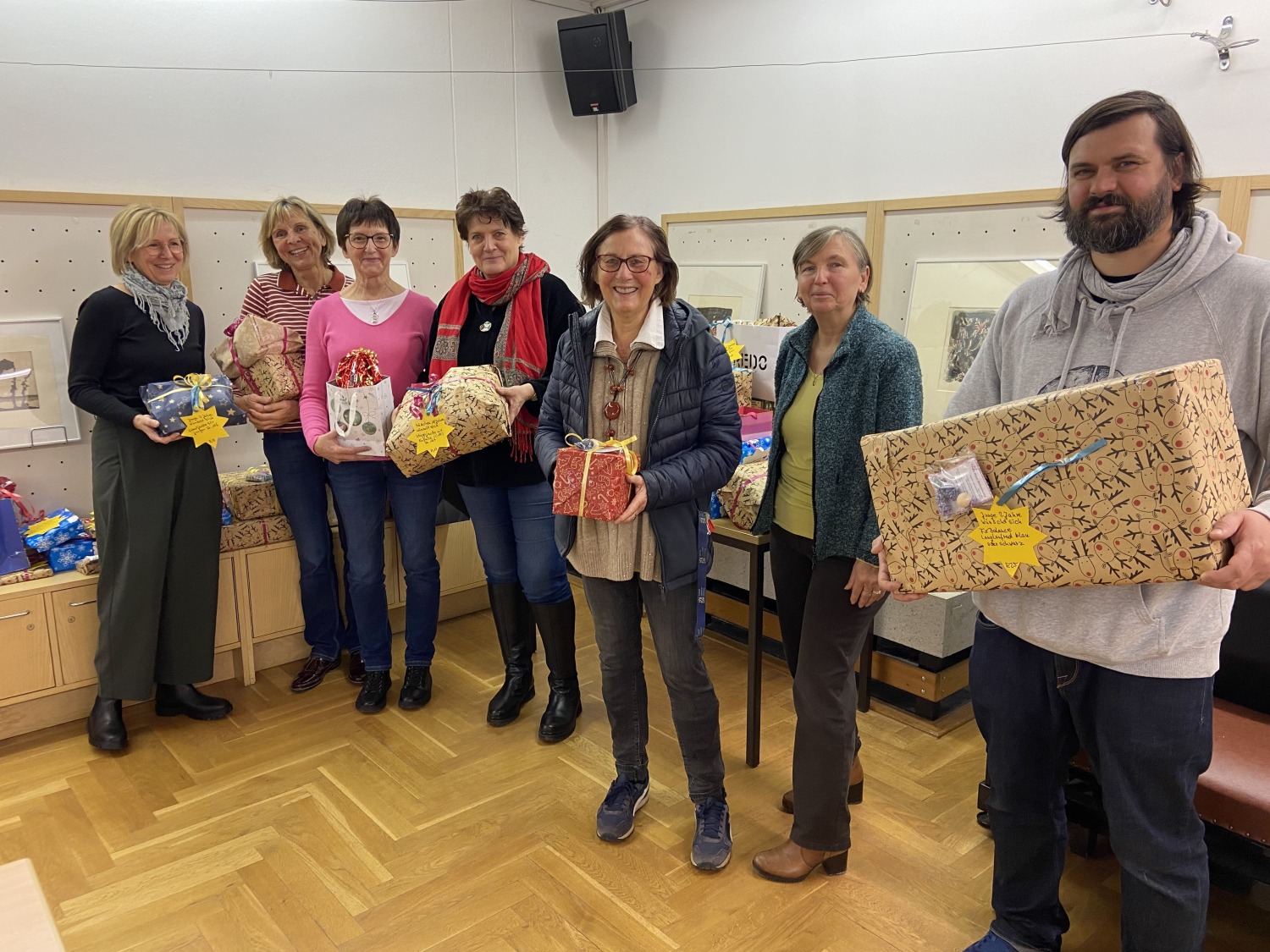 Einpackaktion der FreiwilligenAgentur