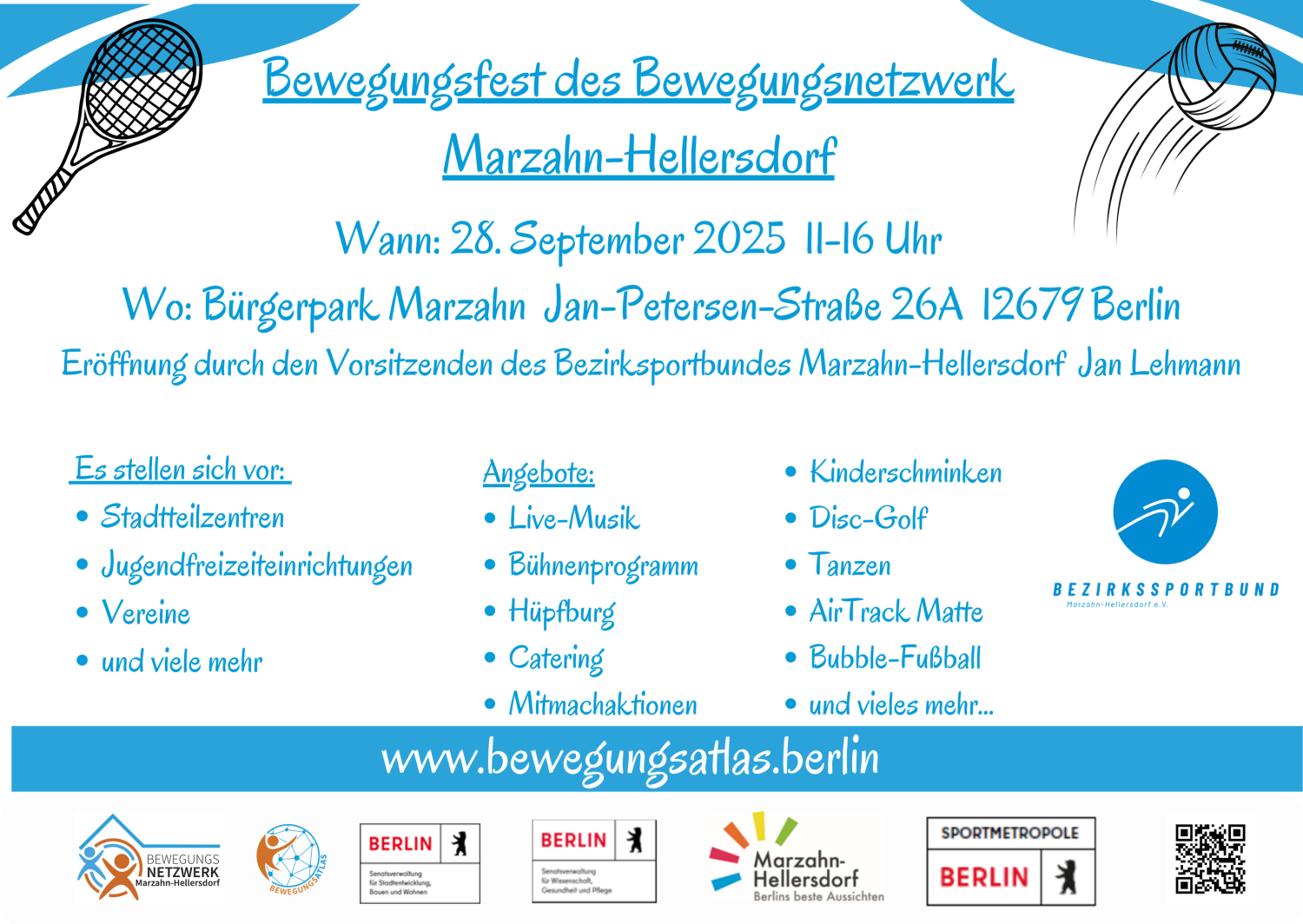 Bewegungsfest Flyer