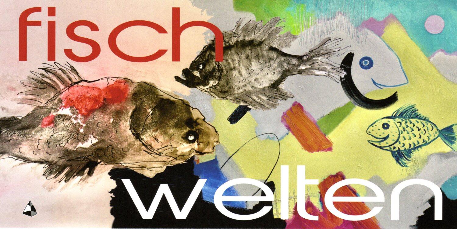 Flyer zur Ausstellung "Fischwelten"