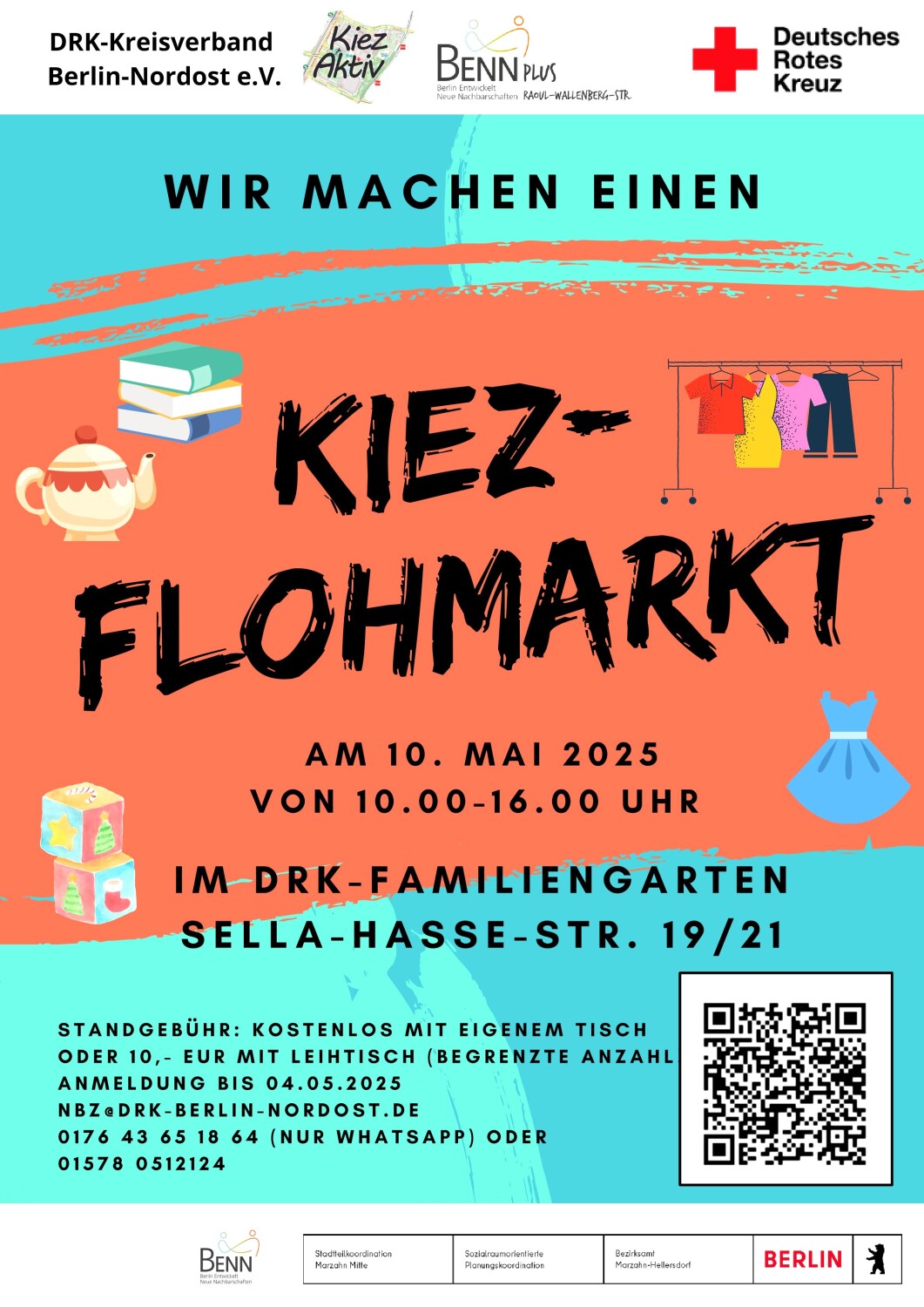 Kiez-Flohmarkt im DRK-Familiengarten