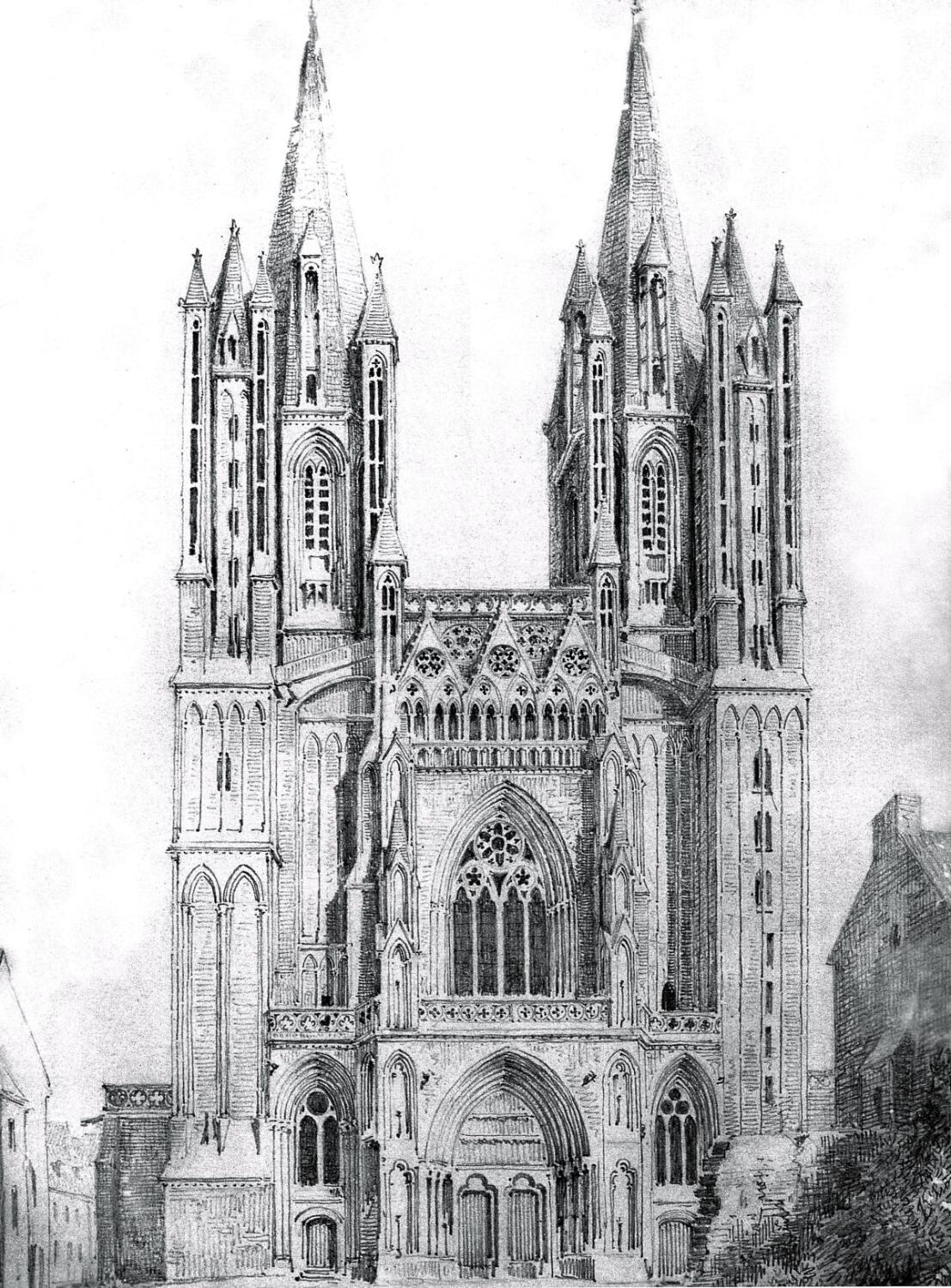 Heino Schmieden "Notre-Dame de Coutances"
