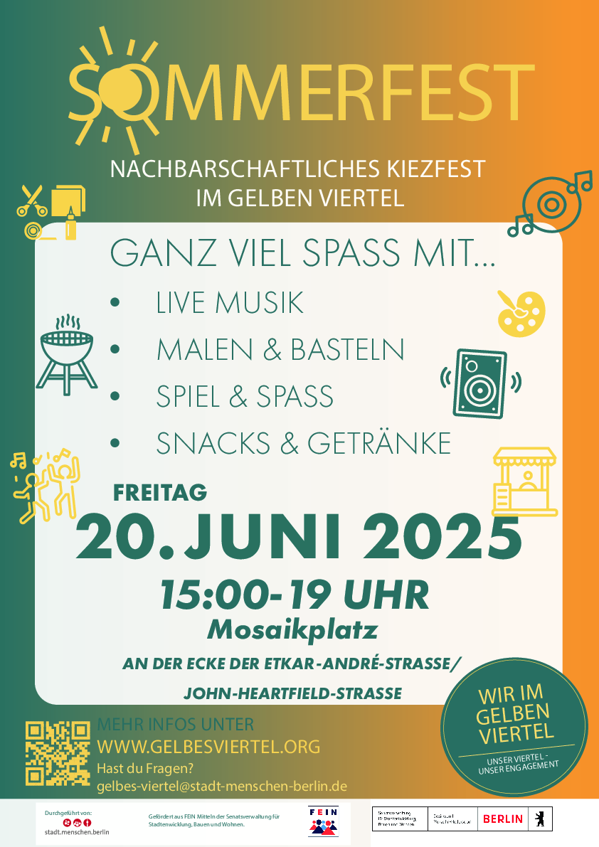 Sommerfest 2025 im Gelben Viertel