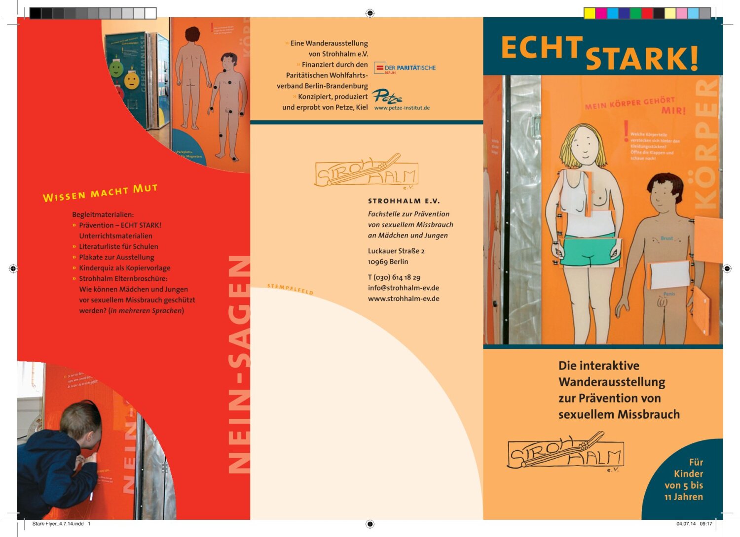 Interaktive Wanderausstellung „Echt stark“ zur Prävention von sexuellem Missbrauch an Kindern