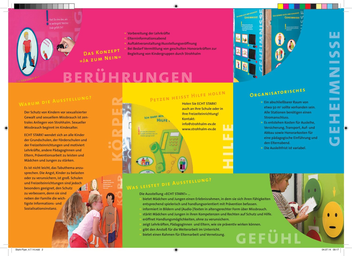 Interaktive Wanderausstellung „Echt stark“ zur Prävention von sexuellem Missbrauch an Kindern