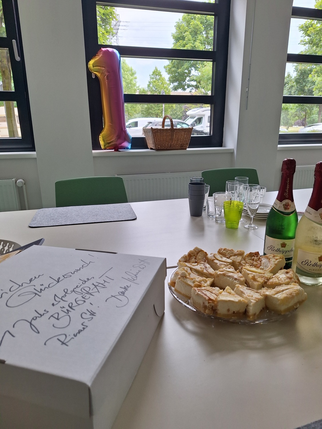 Jahrestag im Bürgeramt Riesaer Straße