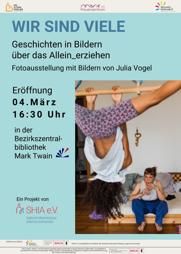 Ausstellung "Wir sind viele. Geschichten in Bildern über das Allein_erziehen"