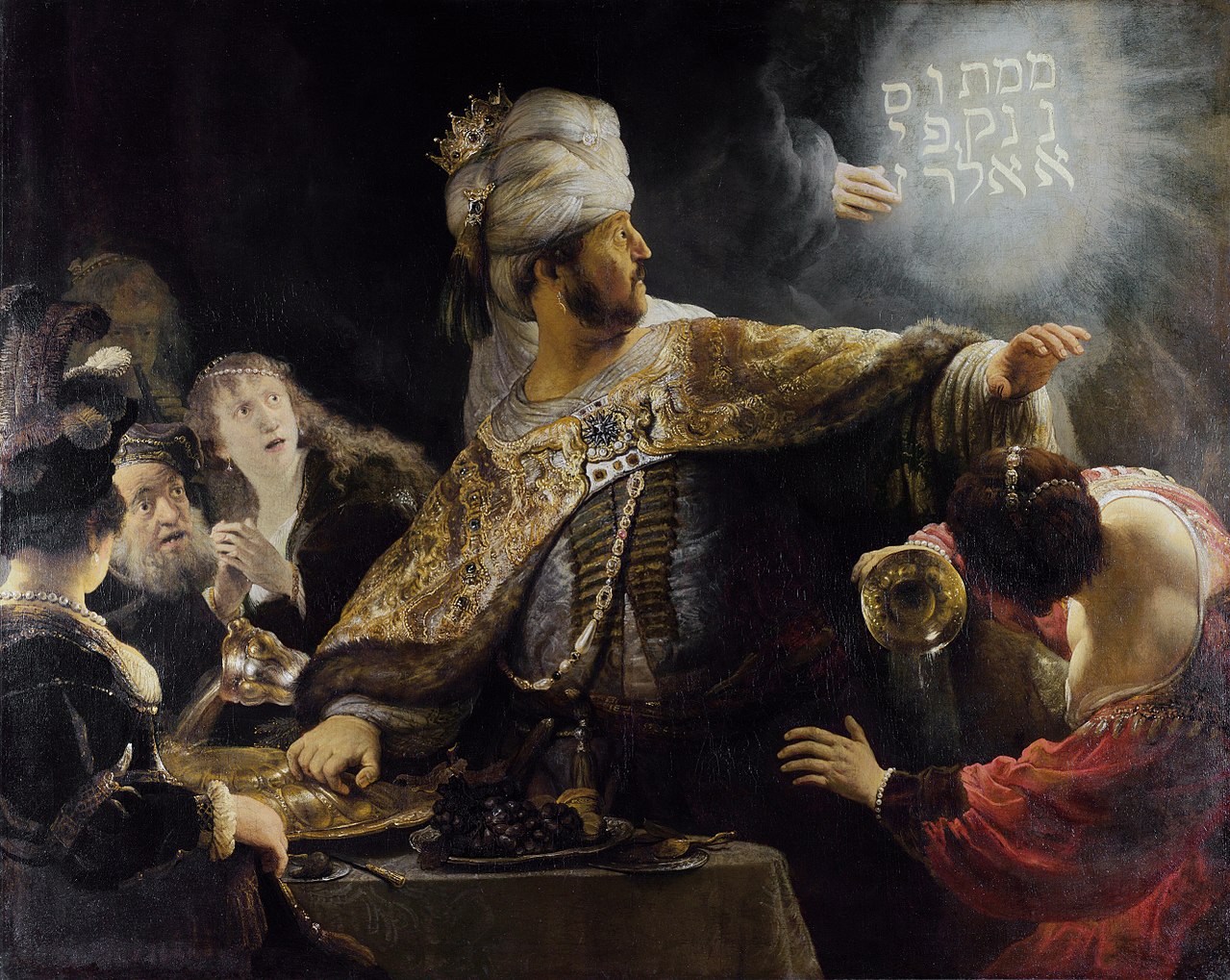 "Das Gastmahl des Belsazar" von Rembrandt van Rijn