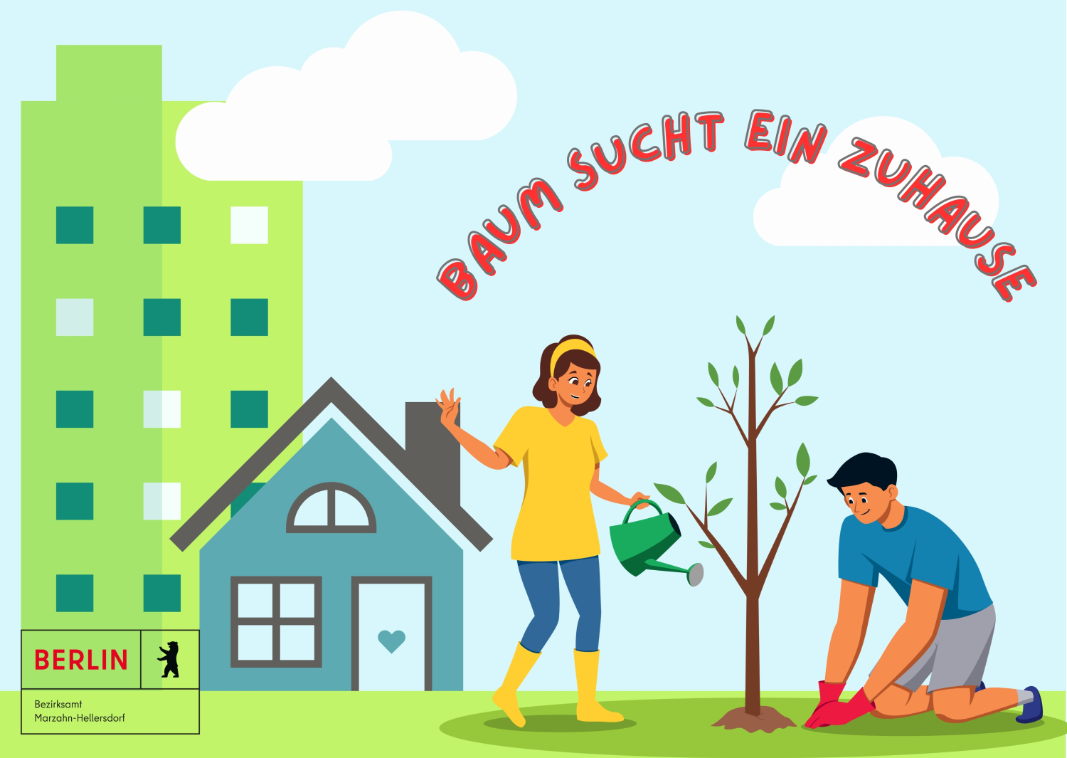 Bezirksamtsaktion: Baum sucht Zuhause