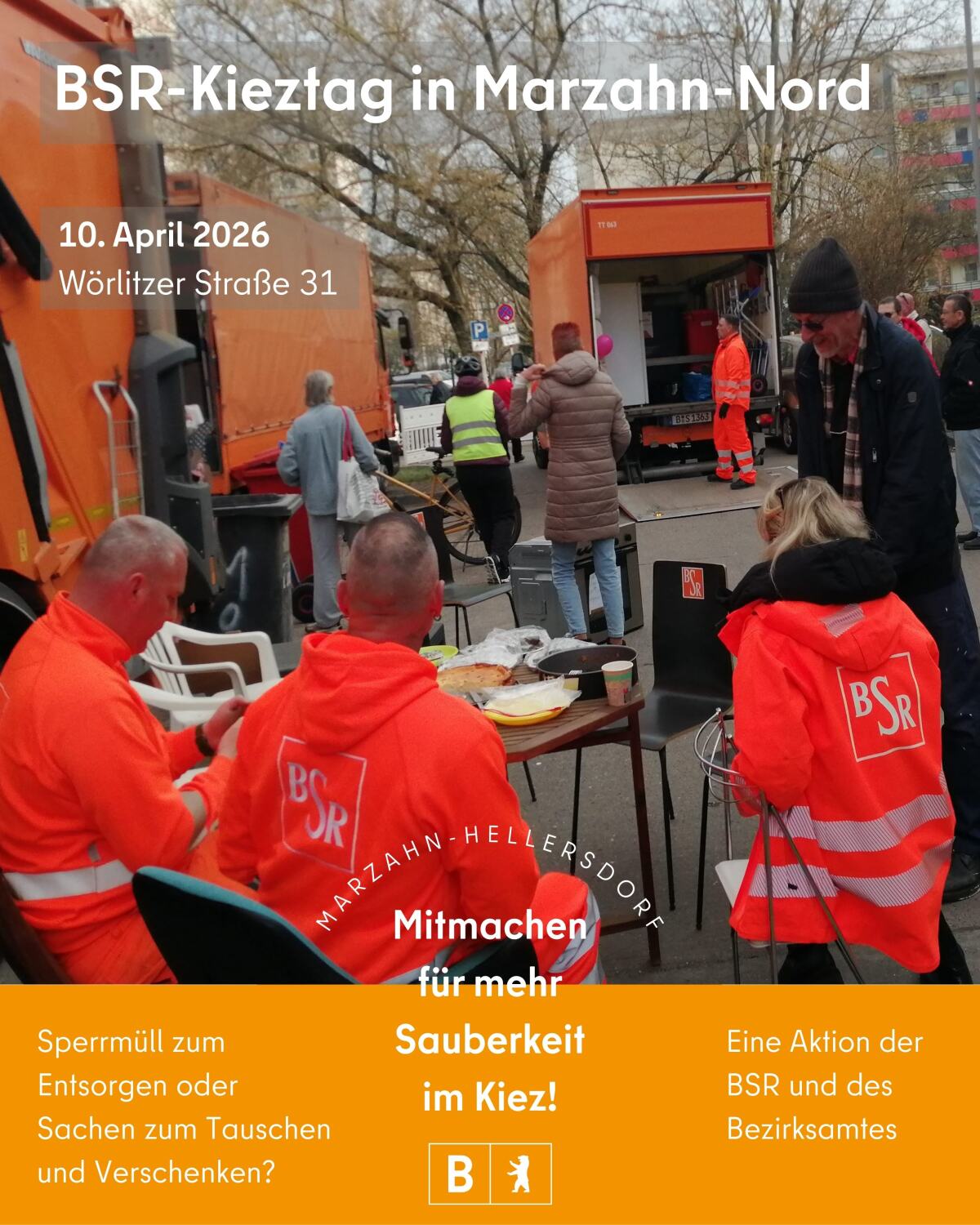 BSR-Kieztag am 10. April 2026 in Marzahn-Nord