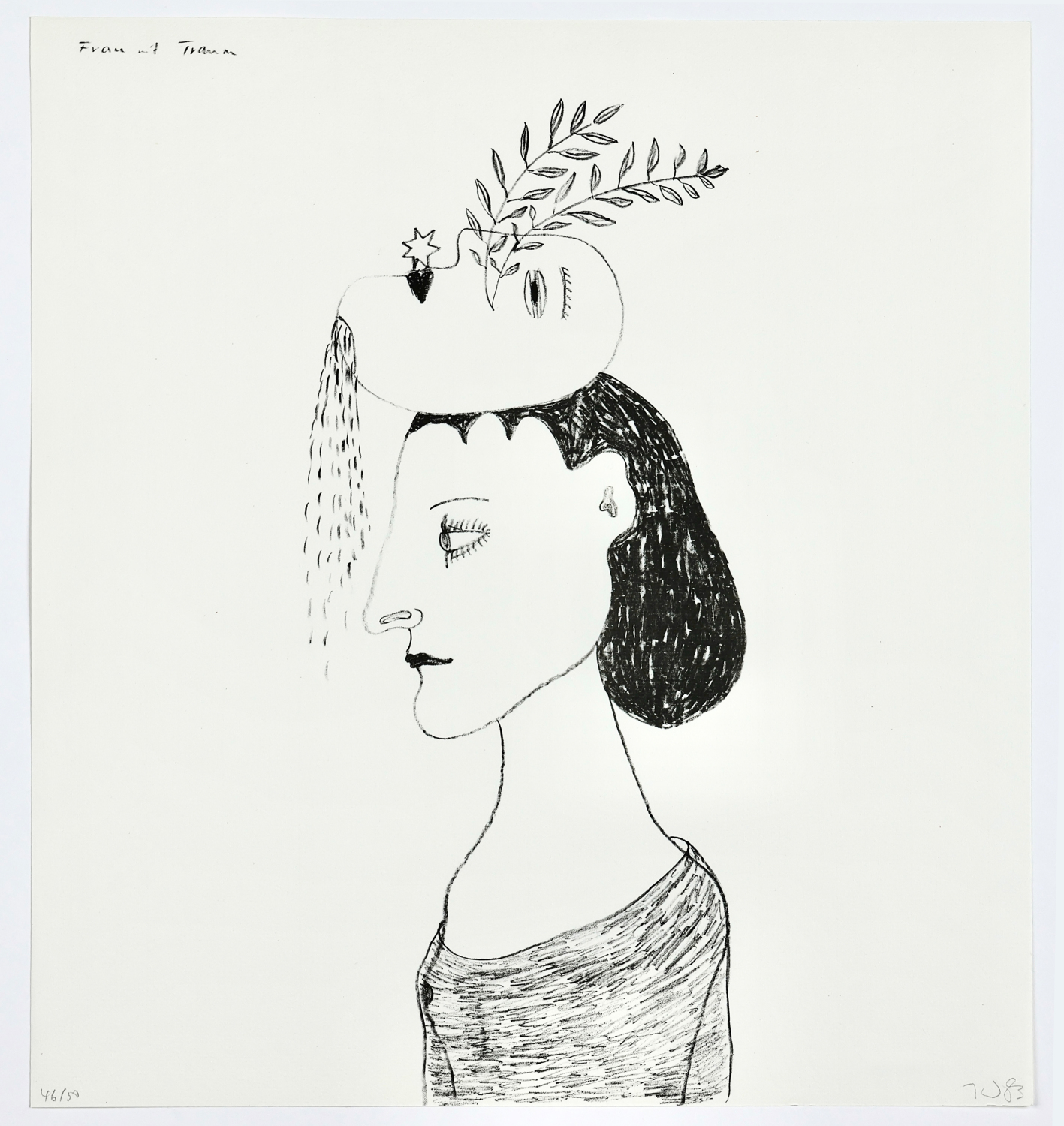 Karla Woisnitza "Frau mit Traum", 1984