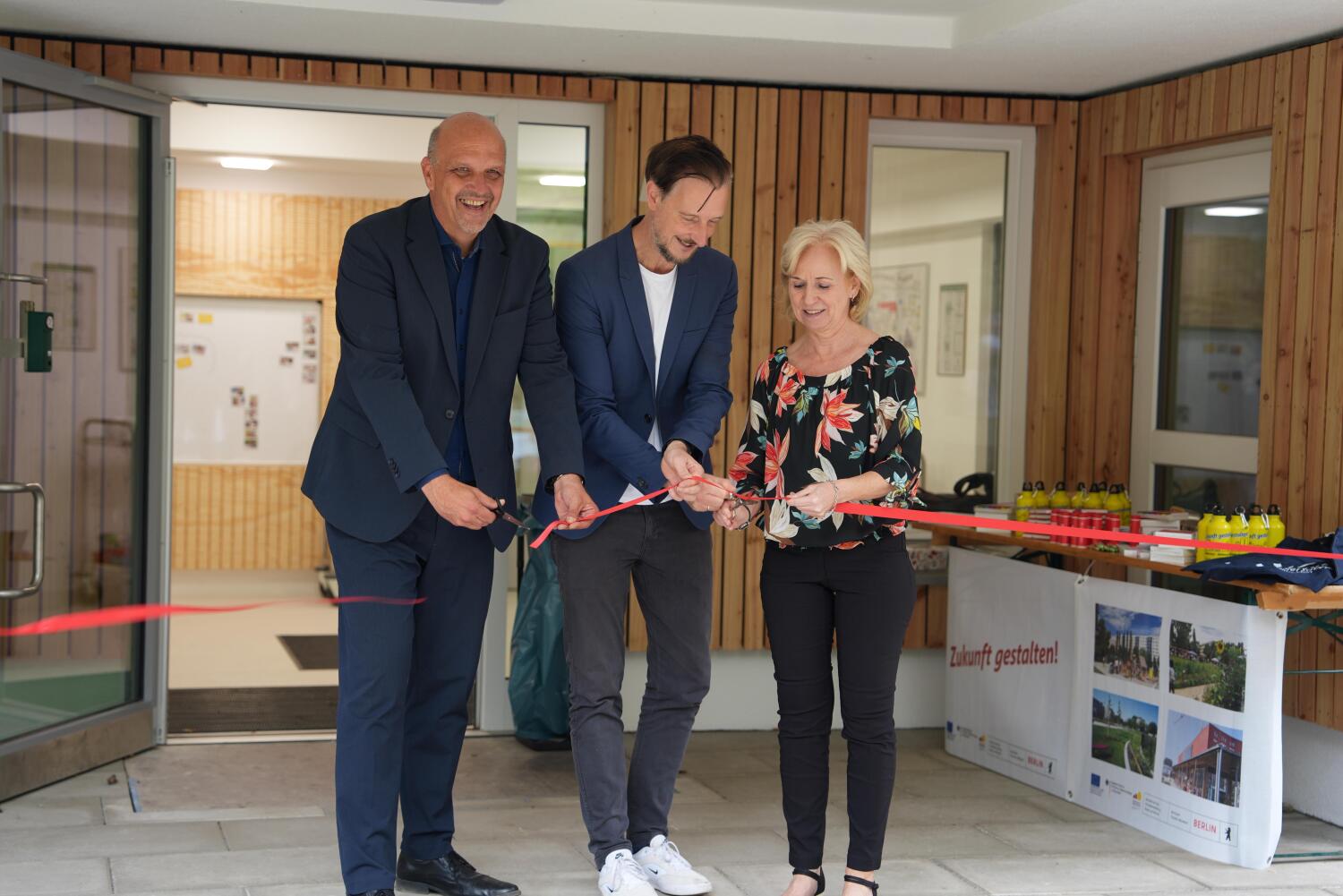 (v.l.n.r.) Stephan Machulik, Gordon Lemm, Heike Wessoly