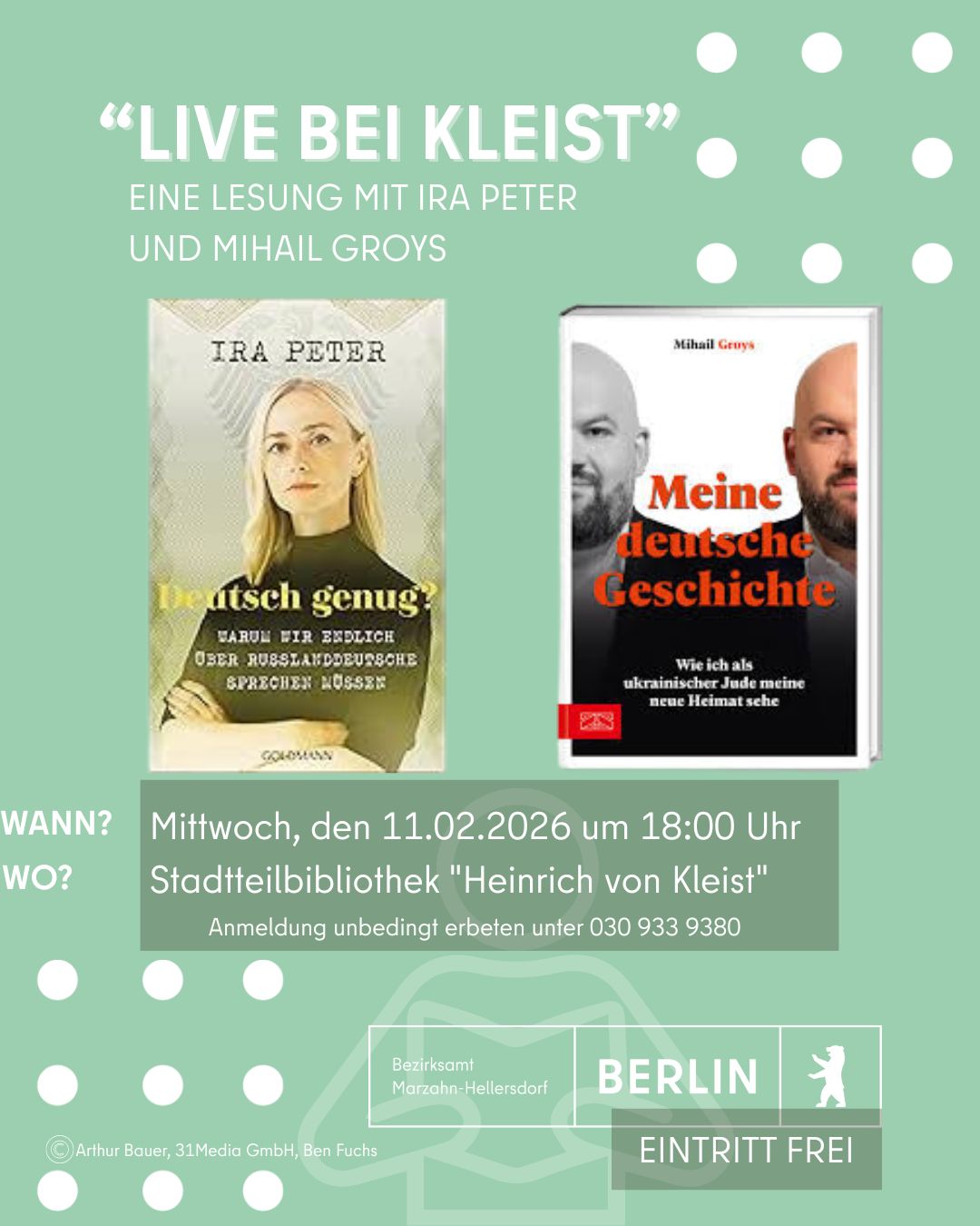 LIVE BEI KLEIST Peter und Groys