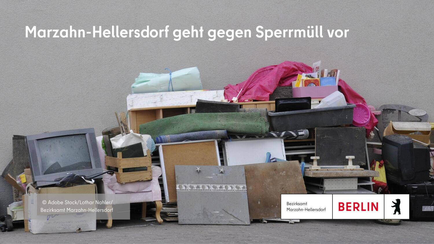 Marzahn-Hellersdorf geht gegen Sperrmüll vor: Aktion der Berliner Ordnungsämter startet