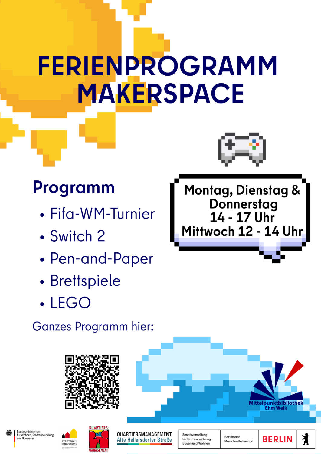 Makerspace in der Ehm-Welk-Bibliothek | Ferienprogramm Sommer 2026