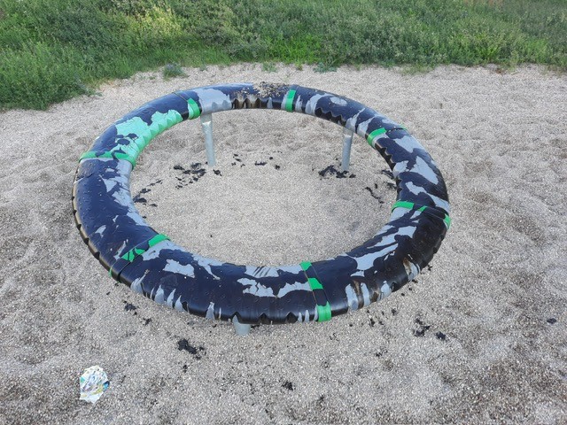 Vandalismusschaden Spielplatz Rosenbecker Straße 37