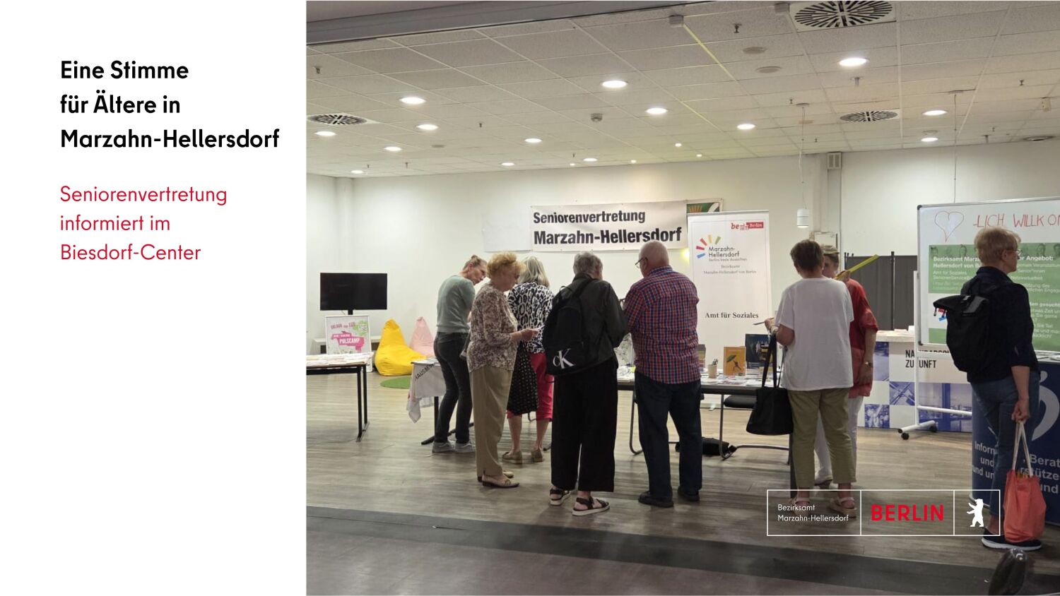 Seniorenvertretung Marzahn-Hellersdorf im Biesdorf-Center