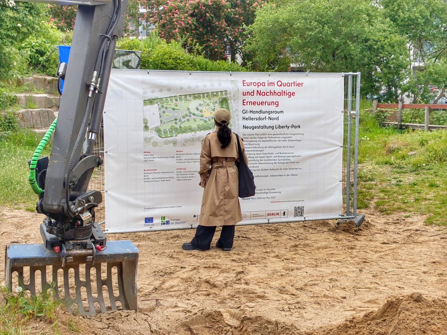 Spatenstich im Liberty-Park