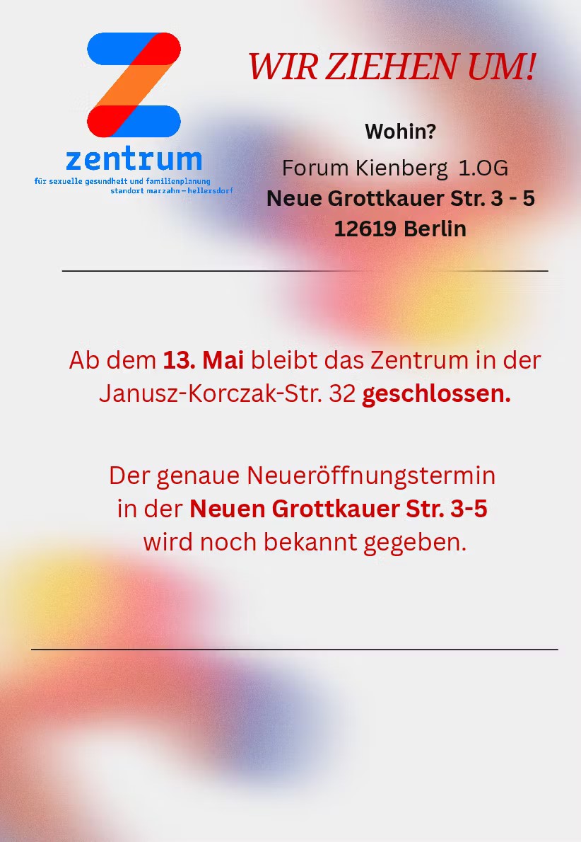 Umzug des Zentrums für sexuelle Gesundheit